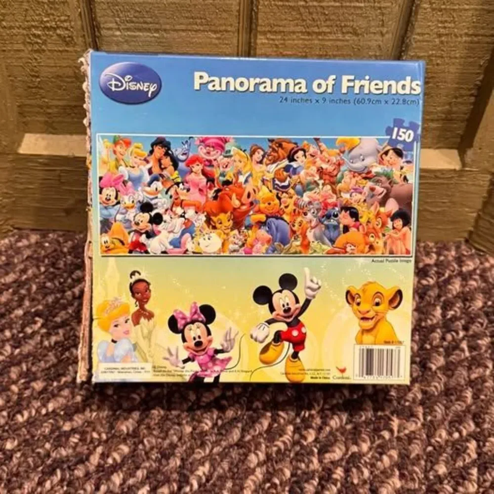 Disney Panorama of Friends 150 Piece Jigsaw Puzzle